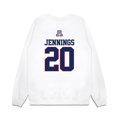 Arizona - NCAA Softball : Tele Jennings - USA Premium Crewneck Sweatshirt-1