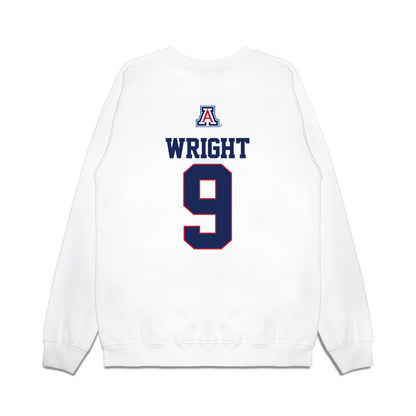 Arizona - NCAA Softball : Sarah Wright - USA Premium Crewneck Sweatshirt-1
