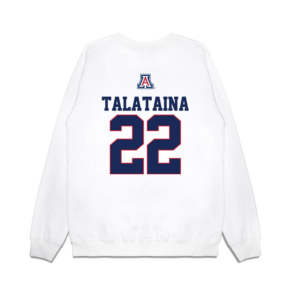 Arizona - NCAA Softball : Sinalei Talataina - USA Premium Crewneck Sweatshirt-1