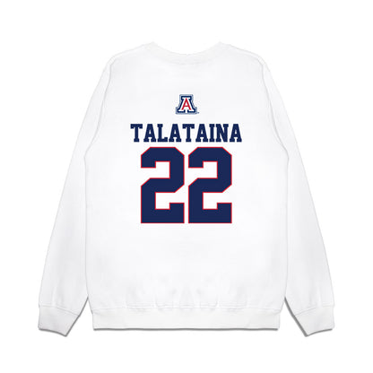 Arizona - NCAA Softball : Sinalei Talataina - USA Premium Crewneck Sweatshirt-1