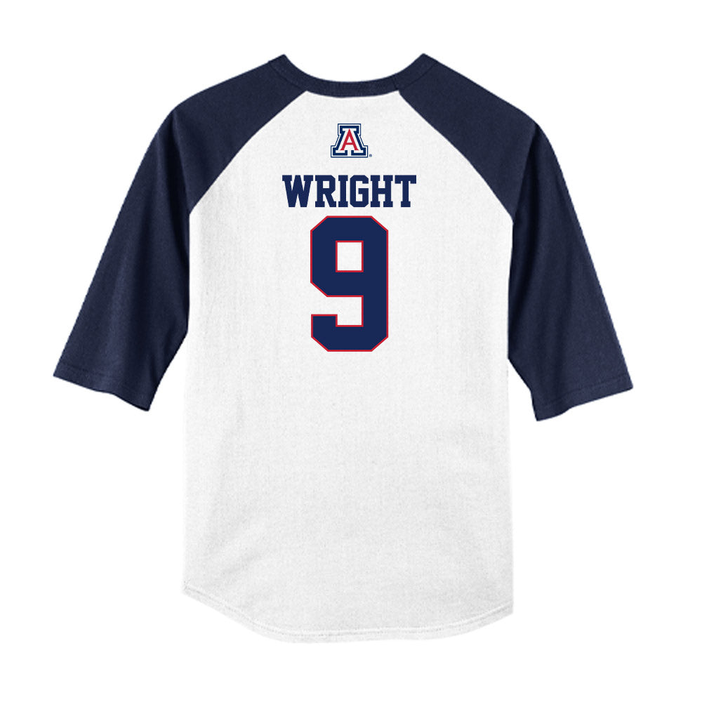 Arizona - NCAA Softball : Sarah Wright - USA Raglan Shirt-1