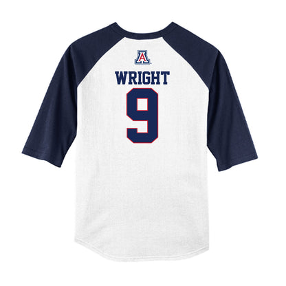 Arizona - NCAA Softball : Sarah Wright - USA Raglan Shirt-1