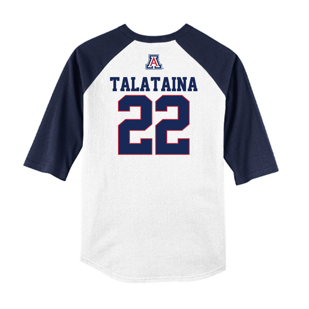 Arizona - NCAA Softball : Sinalei Talataina - USA Raglan Shirt-1