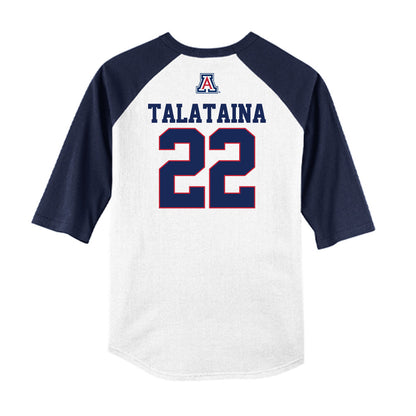 Arizona - NCAA Softball : Sinalei Talataina - USA Raglan Shirt-1