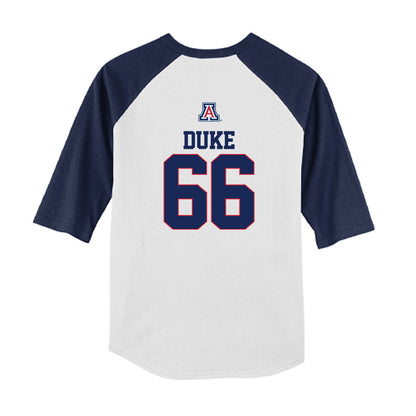 Arizona - NCAA Softball : Addison Duke - USA Youth Raglan T-Shirt-1
