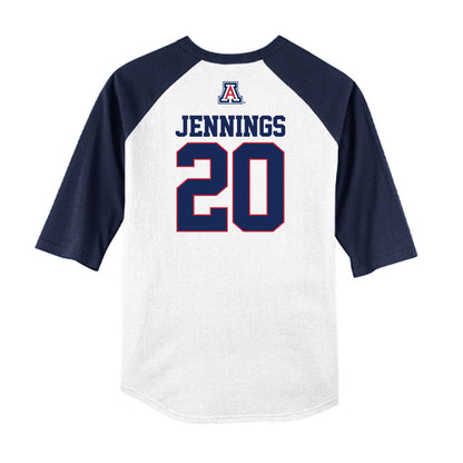 Arizona - NCAA Softball : Tele Jennings - USA Raglan Shirt-1