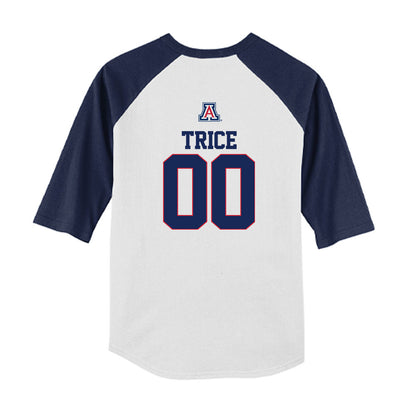 Arizona - NCAA Softball : Sereniti Trice - USA Youth Raglan T-Shirt-1
