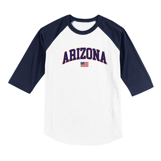 Arizona - NCAA Softball : Regan Shockey - USA Raglan Shirt-0