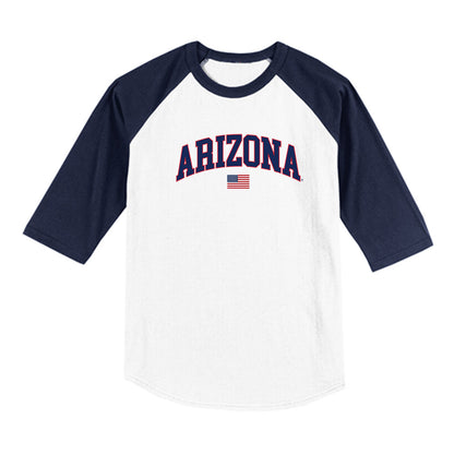 Arizona - NCAA Softball : Sarah Wright - USA Raglan Shirt-0