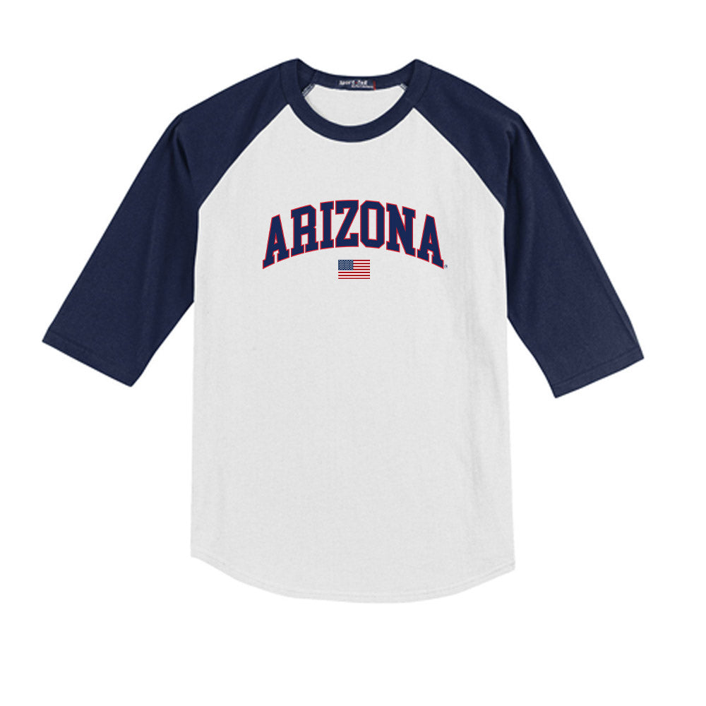 Arizona - NCAA Softball : Sarah Wright - USA Youth Raglan T-Shirt-0
