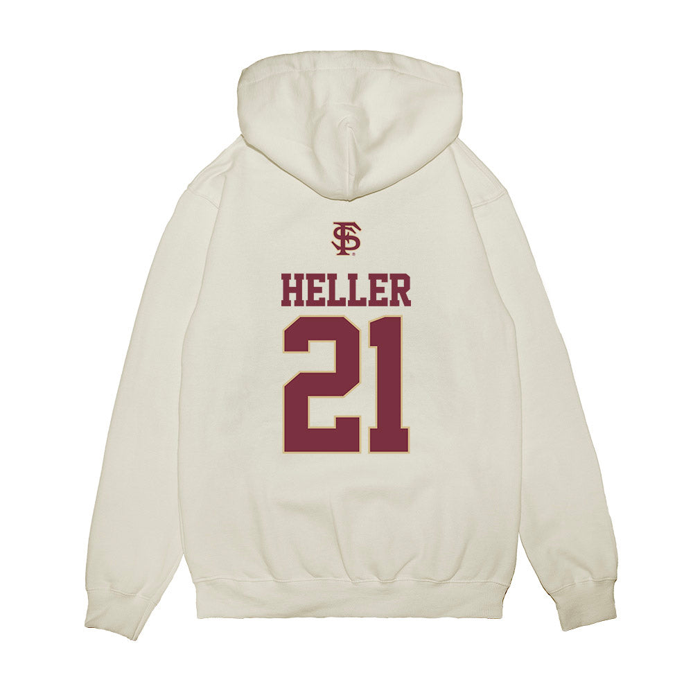 FSU - NCAA Softball : Marin Heller - USA Premium Hooded Sweatshirt-1