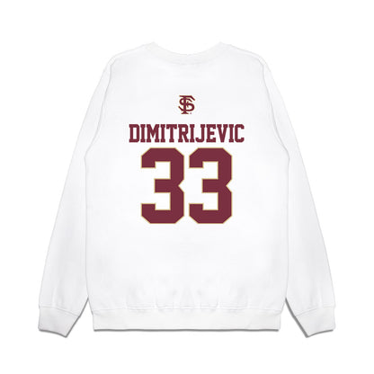 FSU - NCAA Softball : Lisabella Dimitrijevic - USA Premium Crewneck Sweatshirt-1