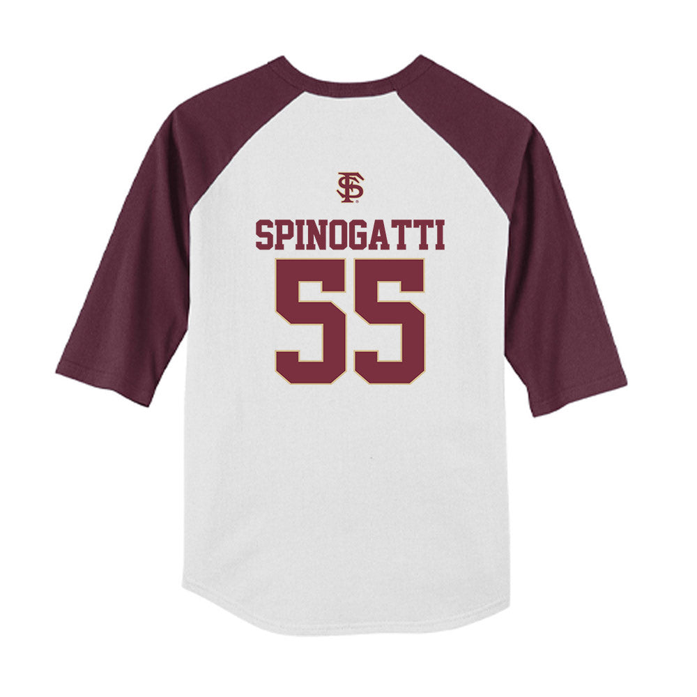 FSU - NCAA Softball : Danika Spinogatti - USA Youth Raglan T-Shirt-1