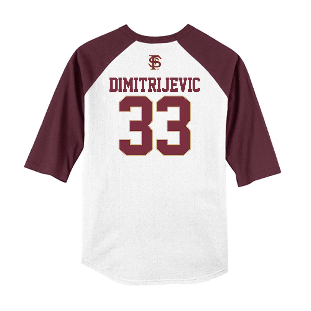 FSU - NCAA Softball : Lisabella Dimitrijevic - USA Raglan Shirt-1