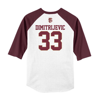 FSU - NCAA Softball : Lisabella Dimitrijevic - USA Raglan Shirt-1