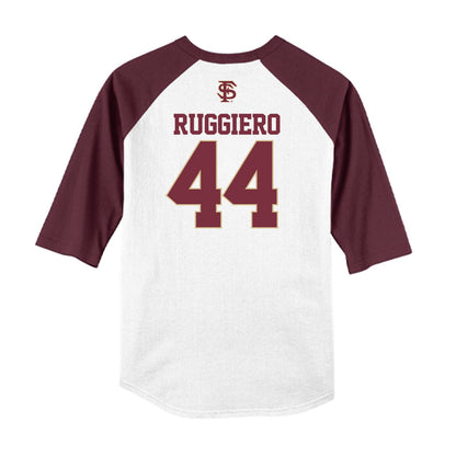 FSU - NCAA Softball : Isabella Ruggiero - USA Raglan Shirt-1
