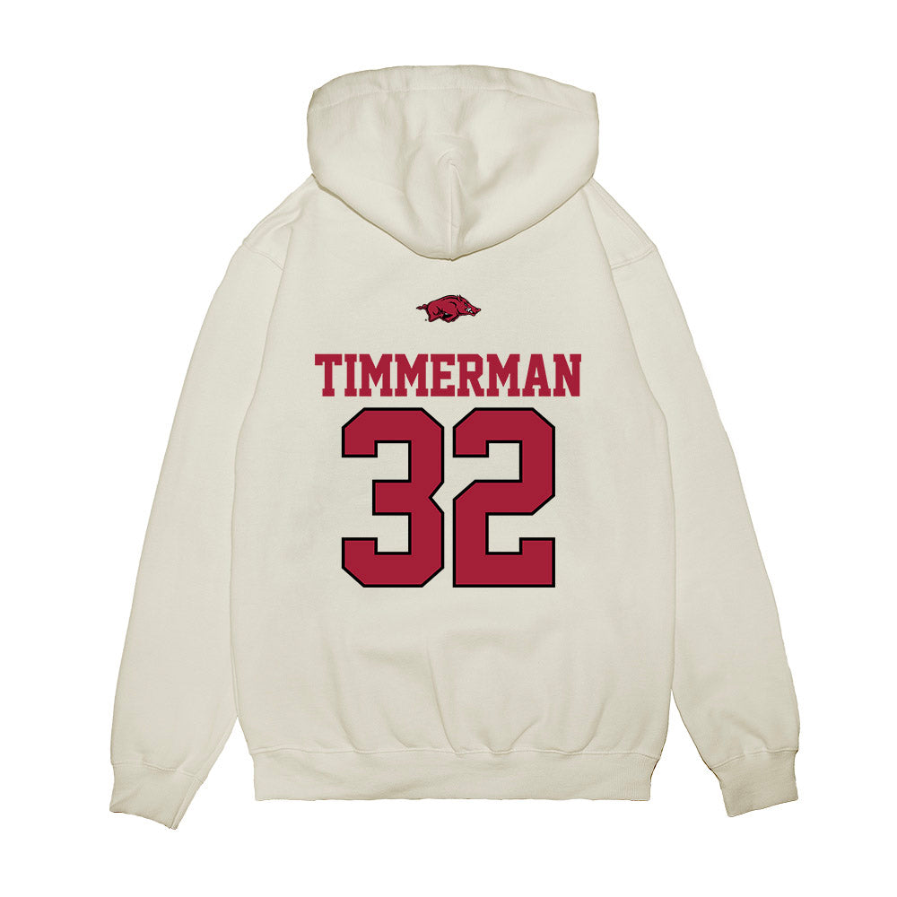 Arkansas - NCAA Softball : Saylor Timmerman - USA Premium Hooded Sweatshirt-1