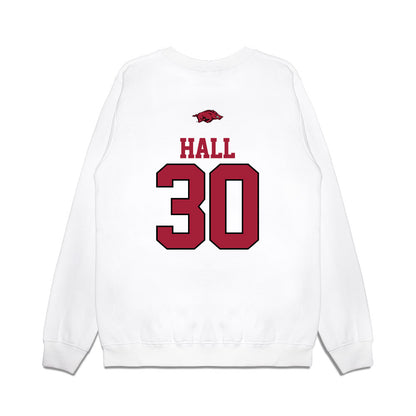 Arkansas - NCAA Softball : Khamari Hall - USA Premium Crewneck Sweatshirt-1