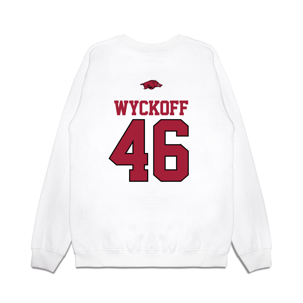 Arkansas - NCAA Softball : Kailey Wyckoff - USA Premium Crewneck Sweatshirt-1