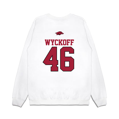 Arkansas - NCAA Softball : Kailey Wyckoff - USA Premium Crewneck Sweatshirt-1