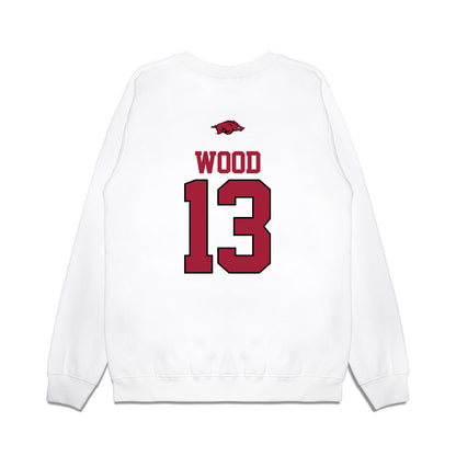 Arkansas - NCAA Softball : Kasey Wood - USA Premium Crewneck Sweatshirt-1
