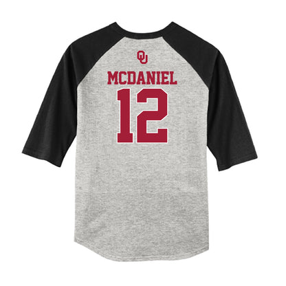 Oklahoma - NCAA Softball : Lexi McDaniel - USA Raglan Shirt-1