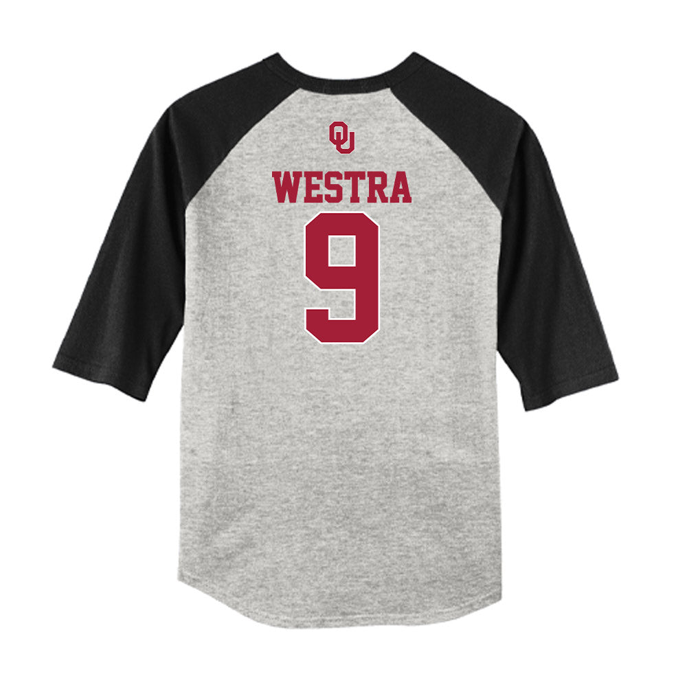 Oklahoma - NCAA Softball : Payton Westra - USA Raglan Shirt-1