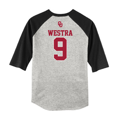 Oklahoma - NCAA Softball : Payton Westra - USA Raglan Shirt-1