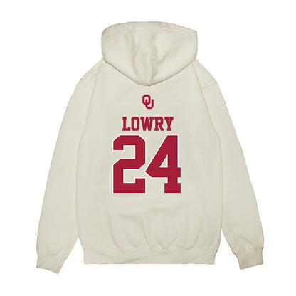 Oklahoma - NCAA Softball : Audrey Lowry - USA Premium Hooded Sweatshirt-1