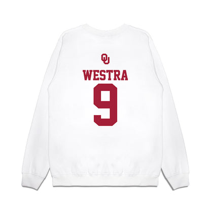 Oklahoma - NCAA Softball : Payton Westra - USA Premium Crewneck Sweatshirt-1