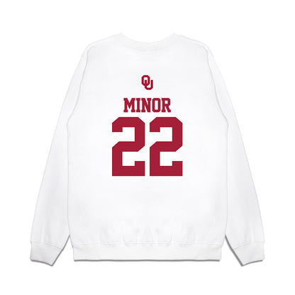 Oklahoma - NCAA Softball : Kai Minor - USA Premium Crewneck Sweatshirt-1