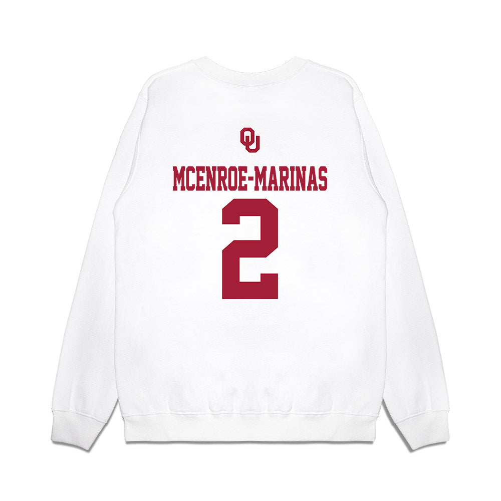 Oklahoma - NCAA Softball : Nelly McEnroe-Marinas - USA Premium Crewneck Sweatshirt-1