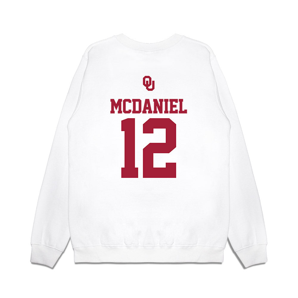 Oklahoma - NCAA Softball : Lexi McDaniel - USA Premium Crewneck Sweatshirt-1