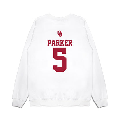 Oklahoma - NCAA Softball : Ella Parker - USA Premium Crewneck Sweatshirt-1