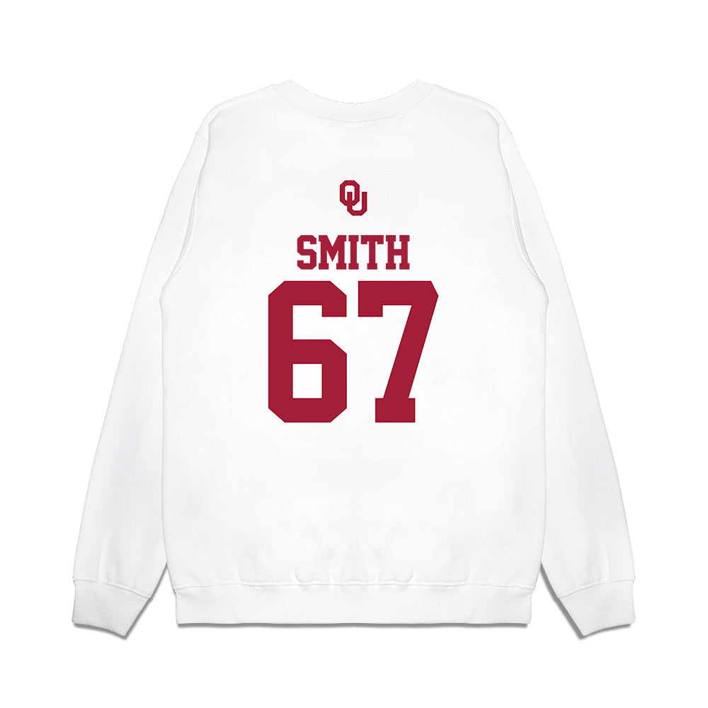Oklahoma - NCAA Softball : Ella Smith - USA Premium Crewneck Sweatshirt-1