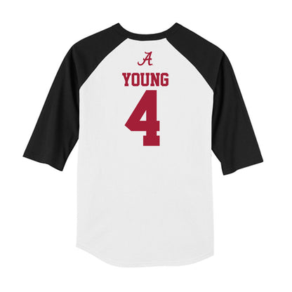 Alabama - NCAA Softball : Jena Young - USA Raglan Shirt-1