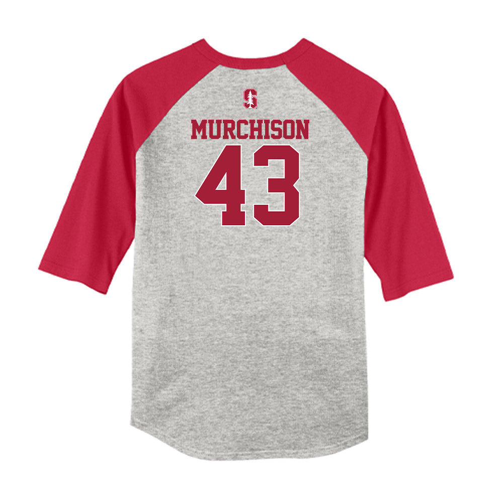 Stanford - NCAA Softball : Ella Murchison - USA Raglan Shirt-1