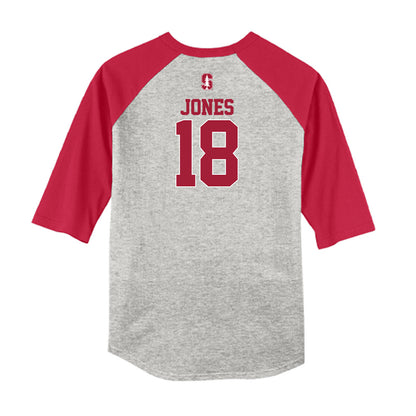 Stanford - NCAA Softball : Emily Jones - USA Raglan Shirt-1