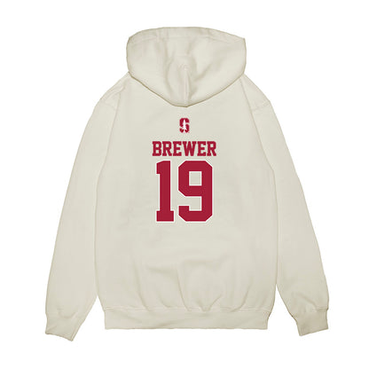 Stanford - NCAA Softball : Anna Brewer - USA Premium Hooded Sweatshirt-1
