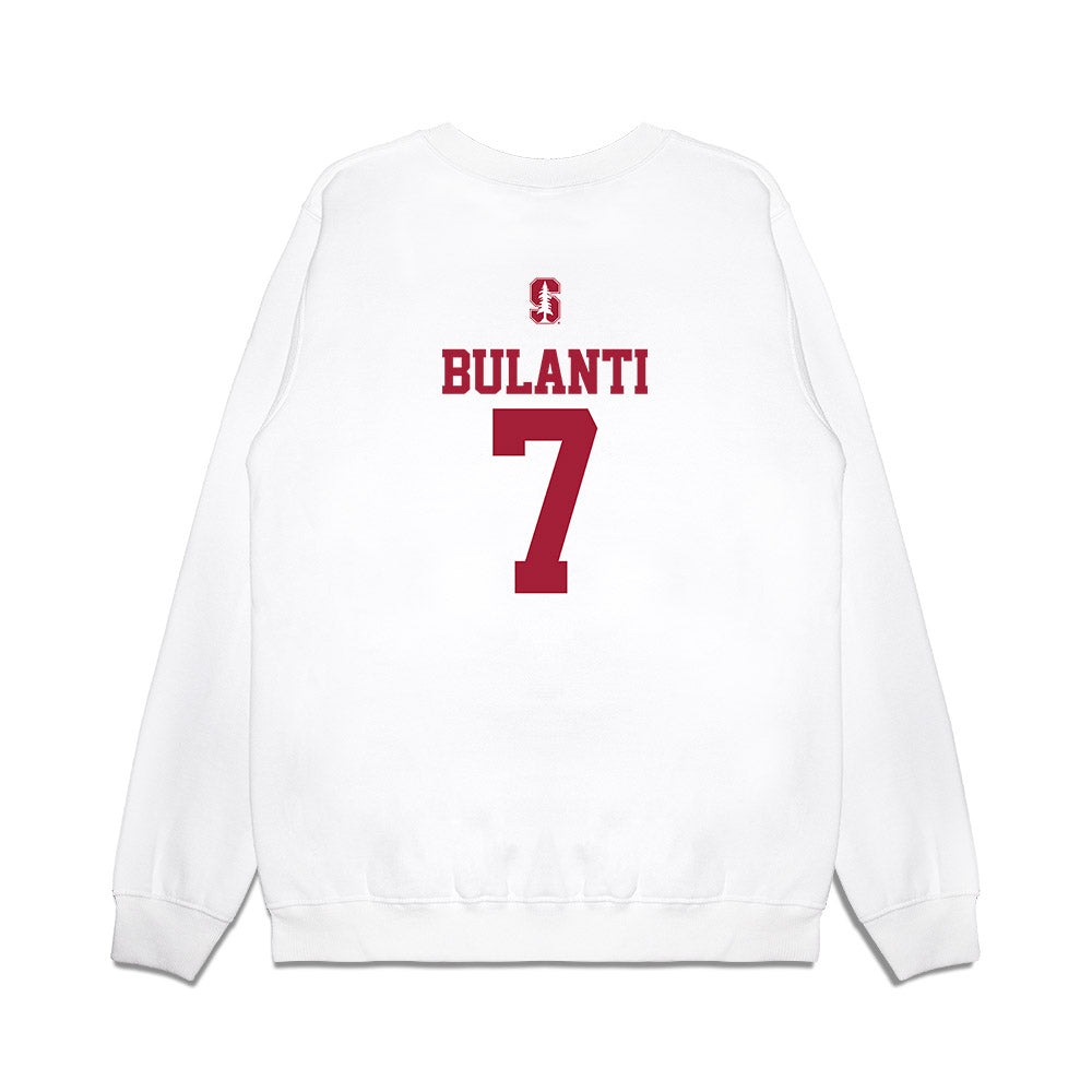 Stanford - NCAA Softball : Ava Bulanti - USA Premium Crewneck Sweatshirt-1