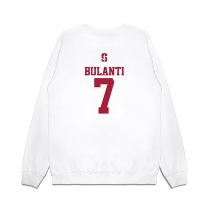 Stanford - NCAA Softball : Ava Bulanti - USA Premium Crewneck Sweatshirt-1