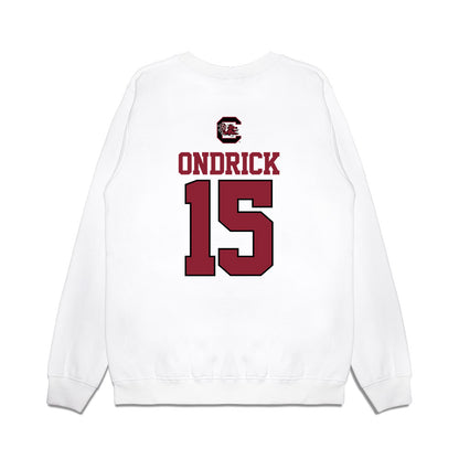 South Carolina - NCAA Softball : Jillian Ondrick - USA Premium Crewneck Sweatshirt-1