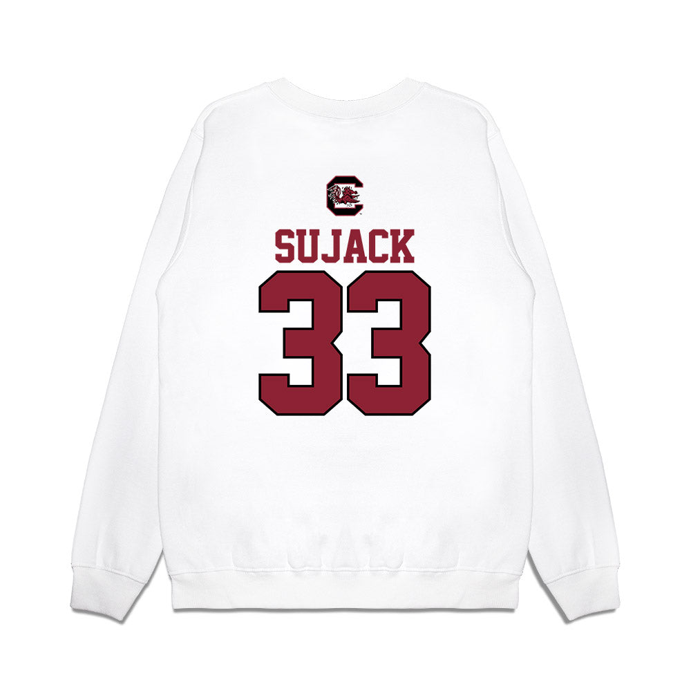 South Carolina - NCAA Softball : Hayden Sujack - USA Premium Crewneck Sweatshirt-1