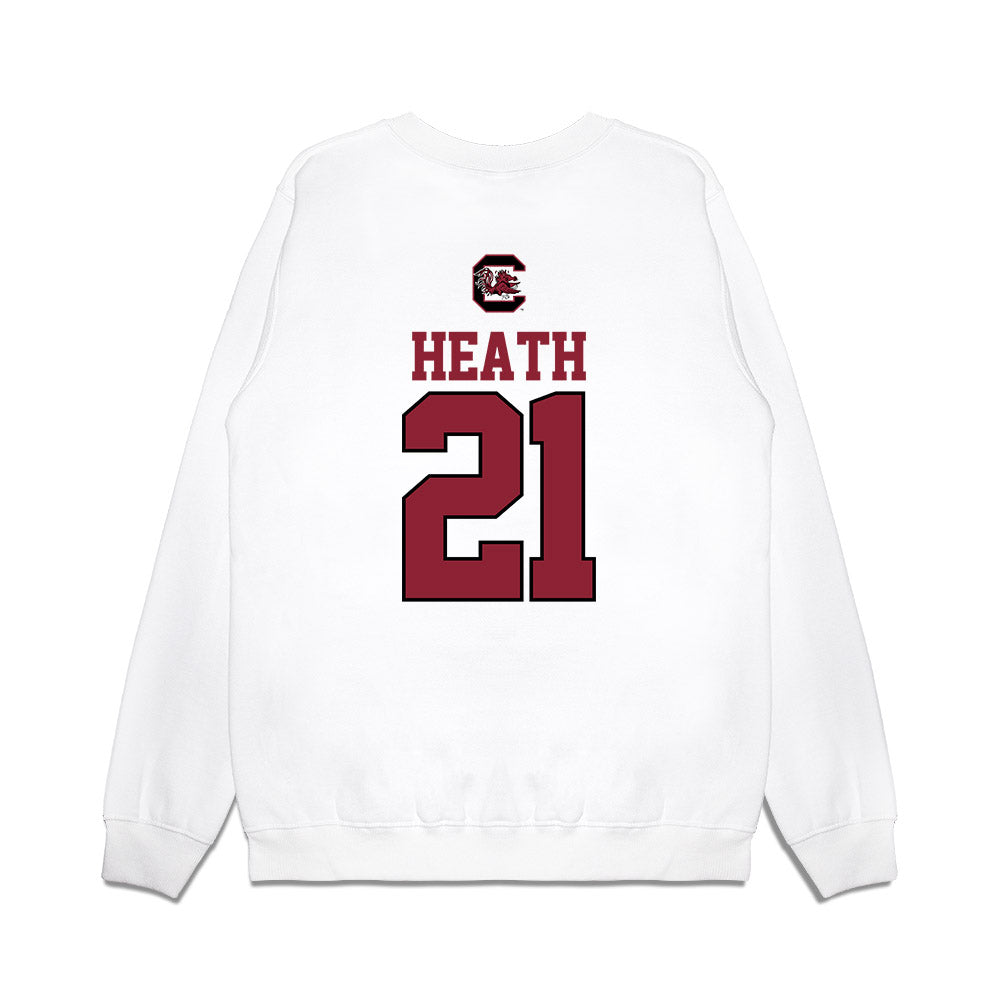 South Carolina - NCAA Softball : Natalie Heath - USA Premium Crewneck Sweatshirt-1