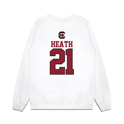 South Carolina - NCAA Softball : Natalie Heath - USA Premium Crewneck Sweatshirt-1
