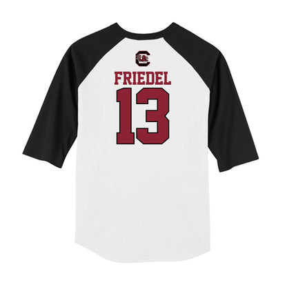 South Carolina - NCAA Softball : Emma Friedel - USA Raglan Shirt-1