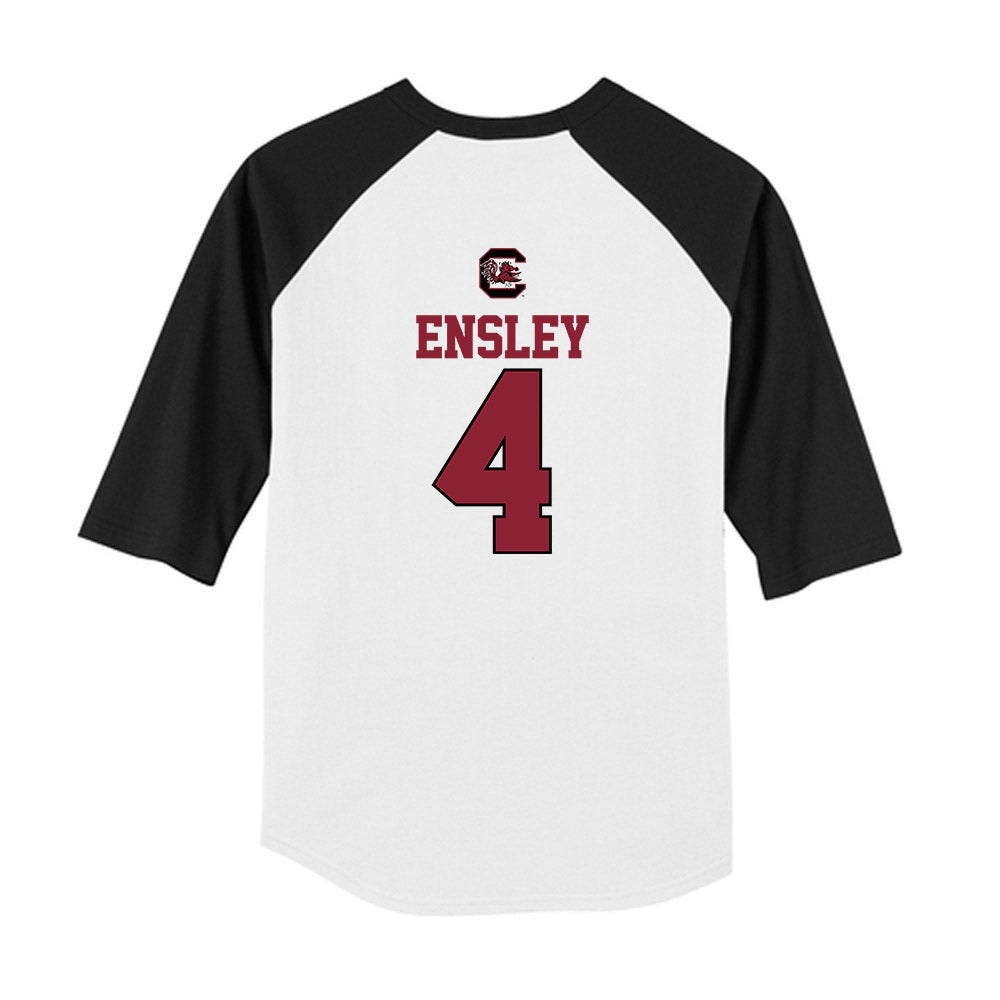 South Carolina - NCAA Softball : Tori Ensley - USA Youth Raglan T-Shirt-1