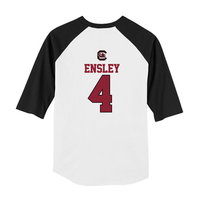 South Carolina - NCAA Softball : Tori Ensley - USA Youth Raglan T-Shirt-1