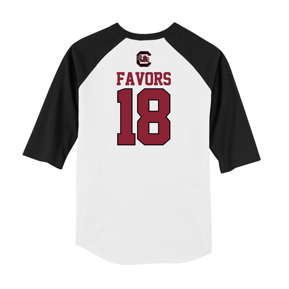 South Carolina - NCAA Softball : Kaylee Favors - USA Raglan Shirt-1