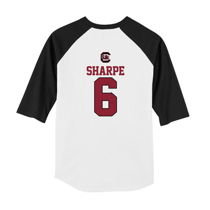 South Carolina - NCAA Softball : Morgan Sharpe - USA Youth Raglan T-Shirt-1